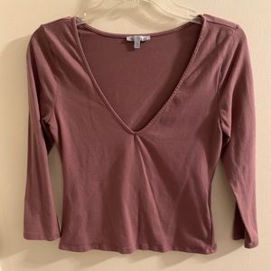 Plum colored top